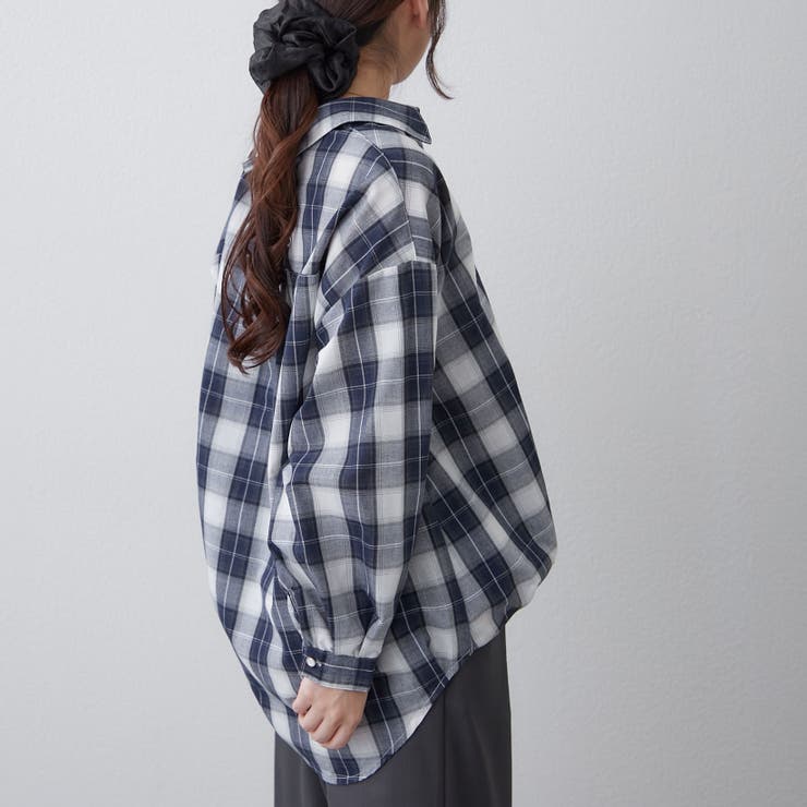 チェックタケノコブラウス | RMAF　NICE CLAUP / OLIVE des OLIVE | 詳細画像6 