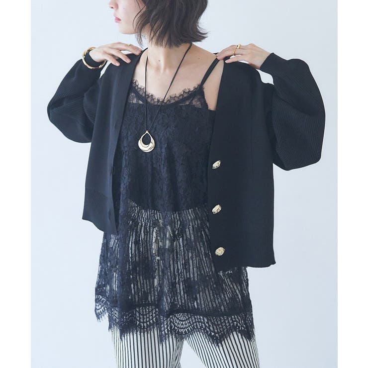 ブラック | レースチュニック | RMAF　NICE CLAUP / OLIVE des OLIVE