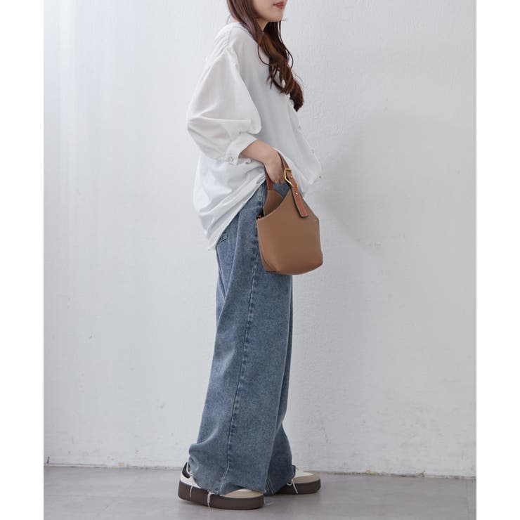 【8色展開】オフィスコーデにもおすすめ 多種釦タケノコタックブラウス | RMAF　NICE CLAUP / OLIVE des OLIVE | 詳細画像11 