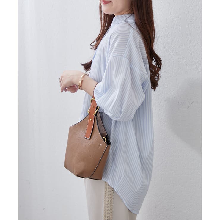 【8色展開】オフィスコーデにもおすすめ 多種釦タケノコタックブラウス | RMAF　NICE CLAUP / OLIVE des OLIVE | 詳細画像18 