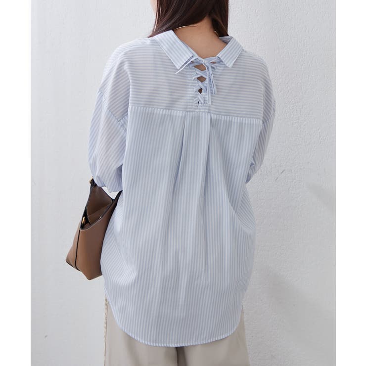 【8色展開】オフィスコーデにもおすすめ 多種釦タケノコタックブラウス | RMAF　NICE CLAUP / OLIVE des OLIVE | 詳細画像19 