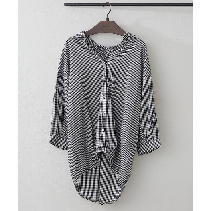 ブラック | 【8色展開】オフィスコーデにもおすすめ 多種釦タケノコタックブラウス | RMAF　NICE CLAUP / OLIVE des OLIVE