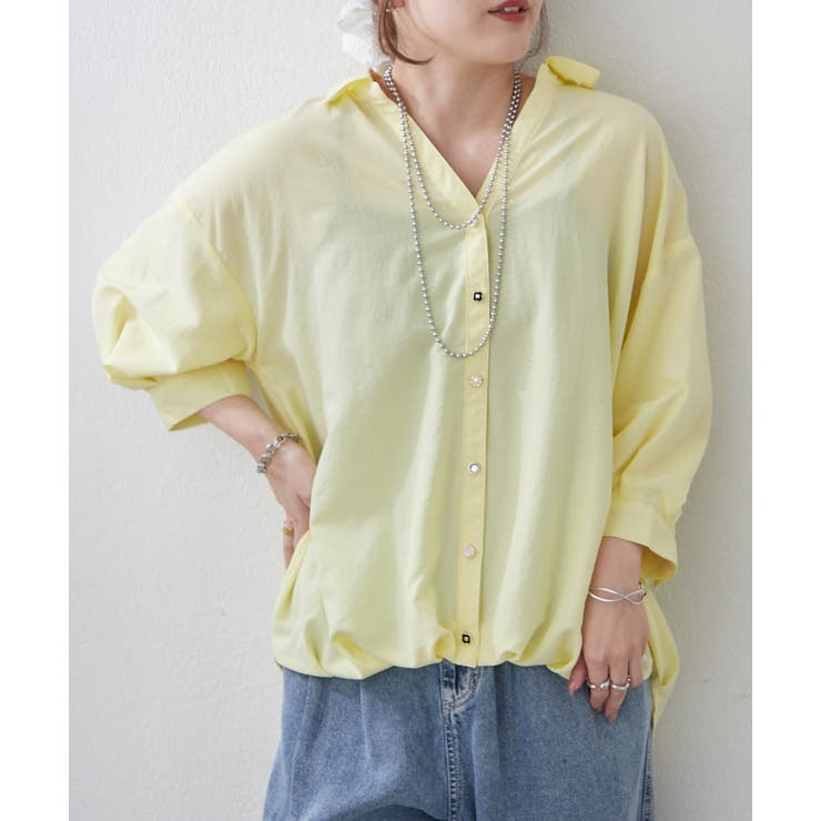 【8色展開】オフィスコーデにもおすすめ 多種釦タケノコタックブラウス | RMAF　NICE CLAUP / OLIVE des OLIVE | 詳細画像22 