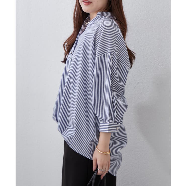 【8色展開】オフィスコーデにもおすすめ 多種釦タケノコタックブラウス | RMAF　NICE CLAUP / OLIVE des OLIVE | 詳細画像32 