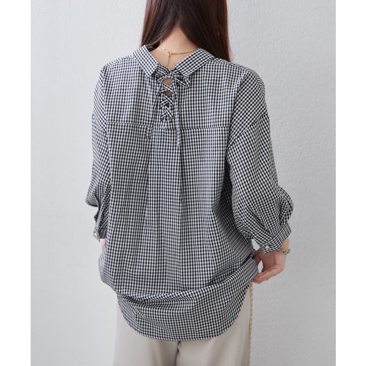 【8色展開】オフィスコーデにもおすすめ 多種釦タケノコタックブラウス | RMAF　NICE CLAUP / OLIVE des OLIVE | 詳細画像39 