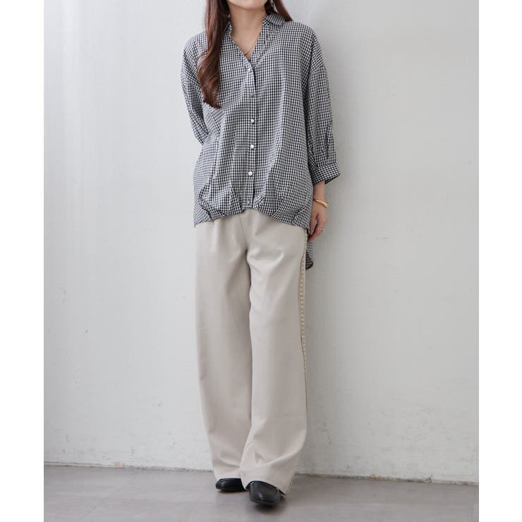 【8色展開】オフィスコーデにもおすすめ 多種釦タケノコタックブラウス | RMAF　NICE CLAUP / OLIVE des OLIVE | 詳細画像41 