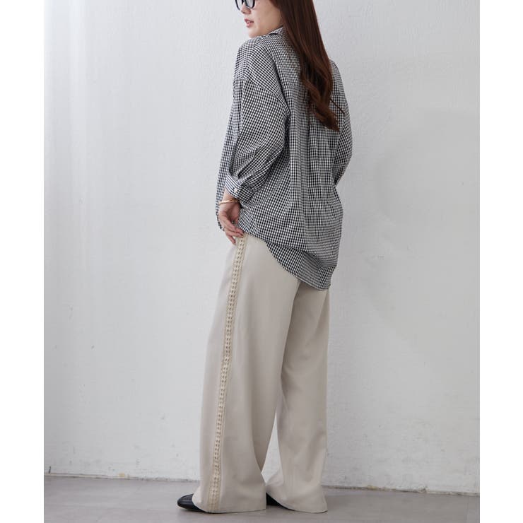 【8色展開】オフィスコーデにもおすすめ 多種釦タケノコタックブラウス | RMAF　NICE CLAUP / OLIVE des OLIVE | 詳細画像42 