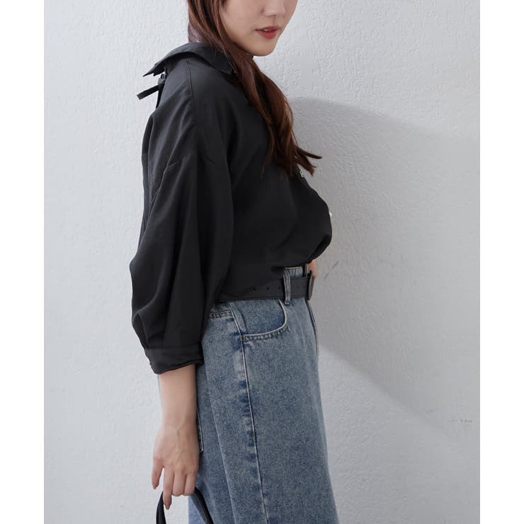 【8色展開】オフィスコーデにもおすすめ 多種釦タケノコタックブラウス | RMAF　NICE CLAUP / OLIVE des OLIVE | 詳細画像48 