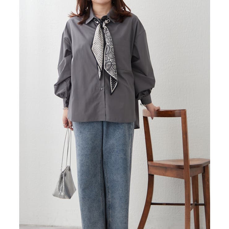 スカーフ付きシャツ | RMAF　NICE CLAUP / OLIVE des OLIVE | 詳細画像23 