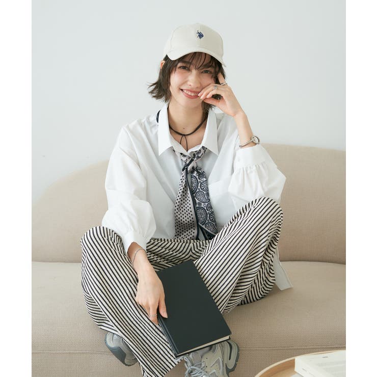 スカーフ付きシャツ | RMAF　NICE CLAUP / OLIVE des OLIVE | 詳細画像3 