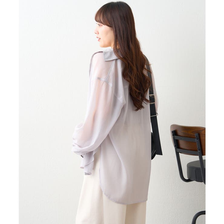 ビスチェ付きシアーラメブラウス | RMAF　NICE CLAUP / OLIVE des OLIVE | 詳細画像14 