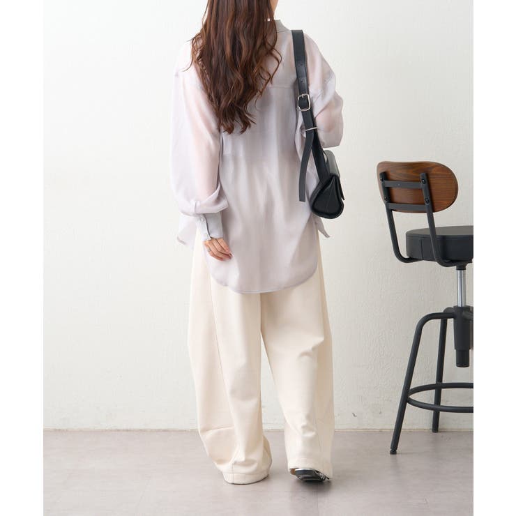 ビスチェ付きシアーラメブラウス | RMAF　NICE CLAUP / OLIVE des OLIVE | 詳細画像15 