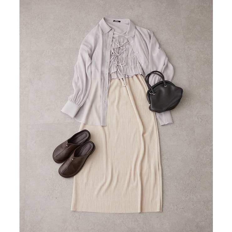 ビスチェ付きシアーラメブラウス | RMAF　NICE CLAUP / OLIVE des OLIVE | 詳細画像16 