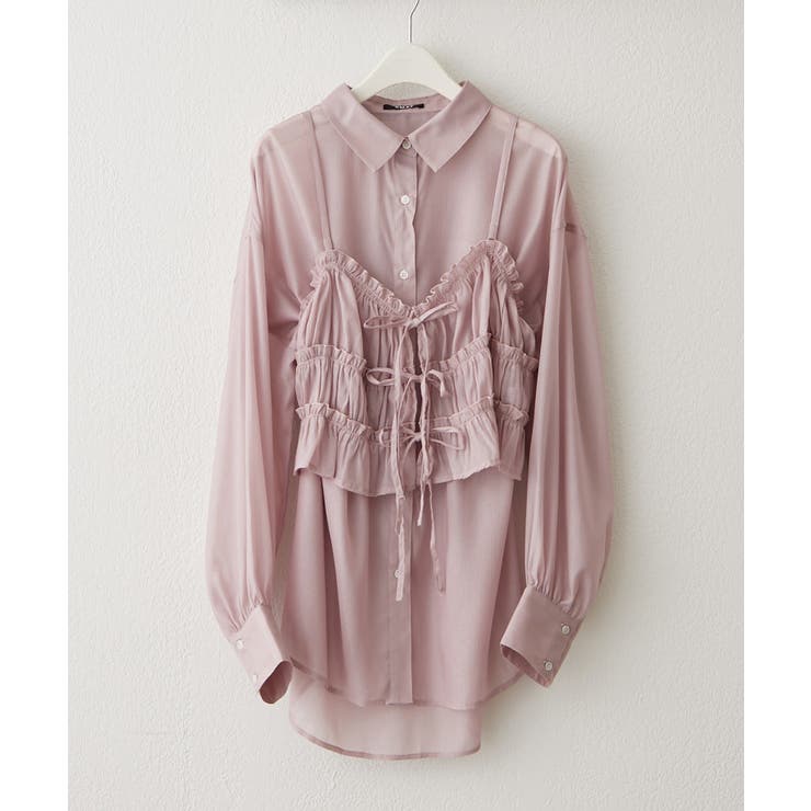 ビスチェ付きシアーラメブラウス | RMAF　NICE CLAUP / OLIVE des OLIVE | 詳細画像27 