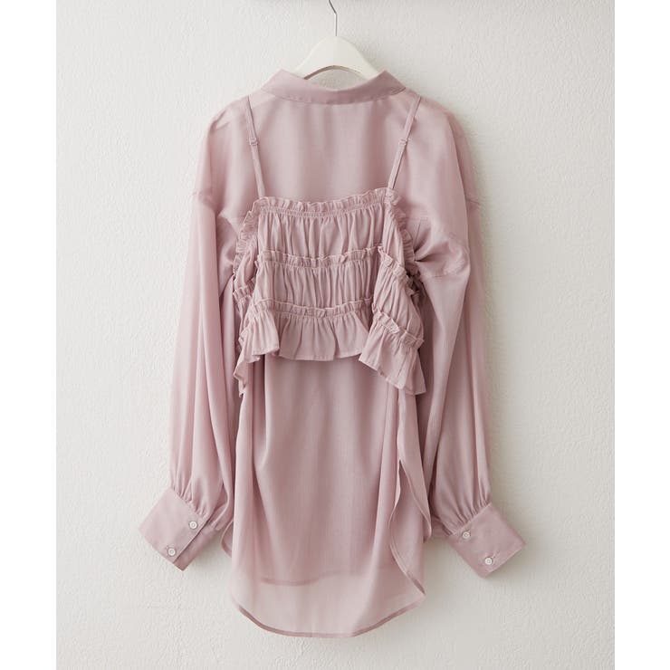 ビスチェ付きシアーラメブラウス | RMAF　NICE CLAUP / OLIVE des OLIVE | 詳細画像28 