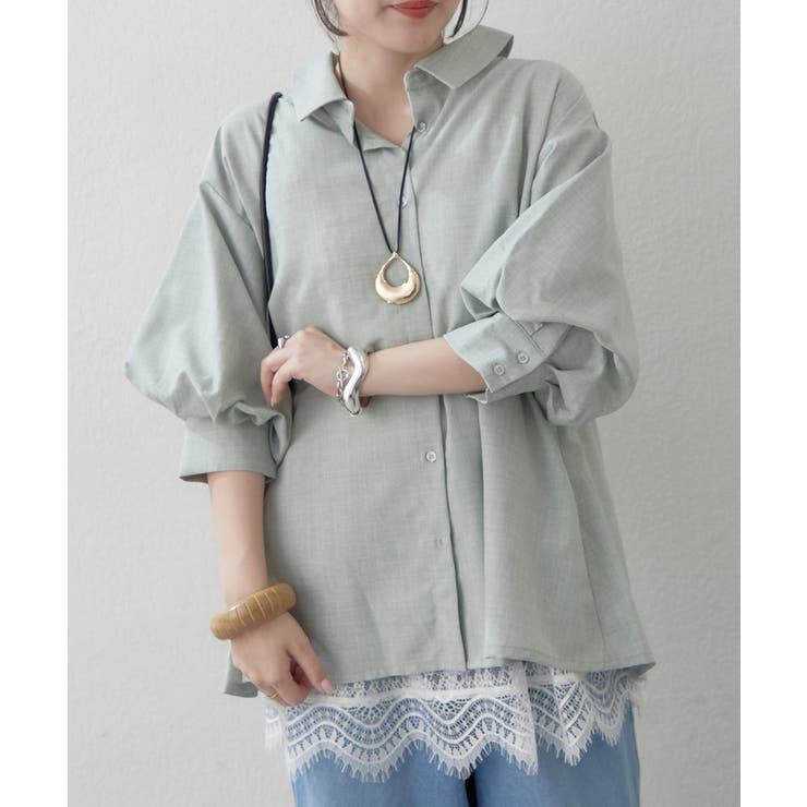 【オフィスでも大活躍】6色展開 ボリューム袖ブラウス | RMAF　NICE CLAUP / OLIVE des OLIVE | 詳細画像9 