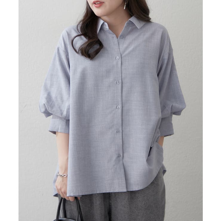 【オフィスでも大活躍】6色展開 ボリューム袖ブラウス | RMAF　NICE CLAUP / OLIVE des OLIVE | 詳細画像13 