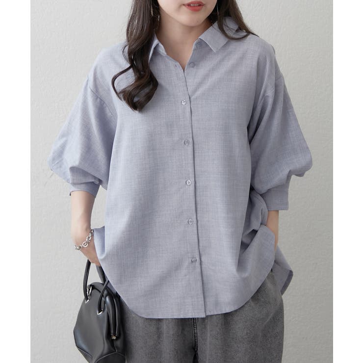 【オフィスでも大活躍】6色展開 ボリューム袖ブラウス | RMAF　NICE CLAUP / OLIVE des OLIVE | 詳細画像14 