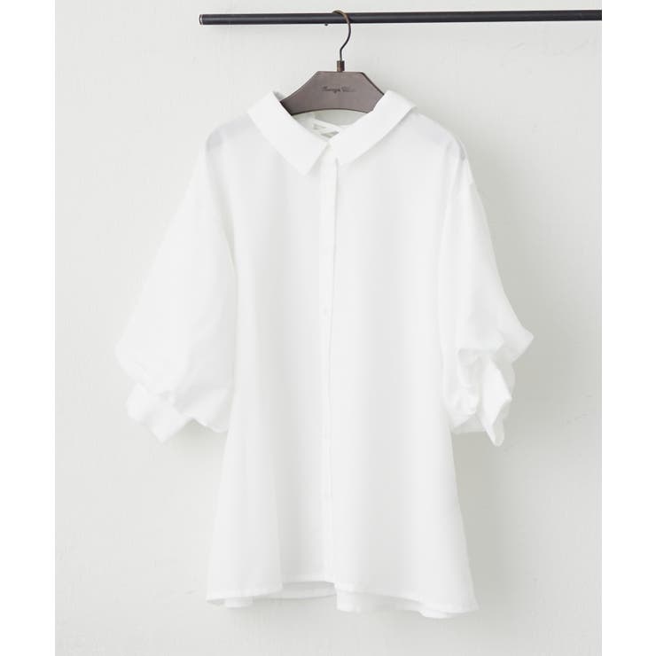 オフ | 【オフィスでも大活躍】6色展開 ボリューム袖ブラウス | RMAF　NICE CLAUP / OLIVE des OLIVE