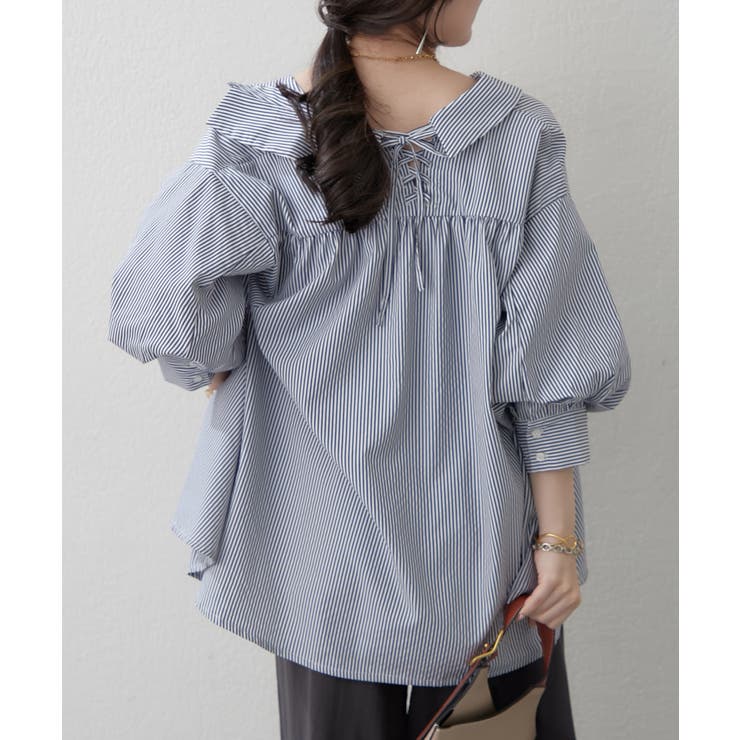 【オフィスでも大活躍】6色展開 ボリューム袖ブラウス | RMAF　NICE CLAUP / OLIVE des OLIVE | 詳細画像23 