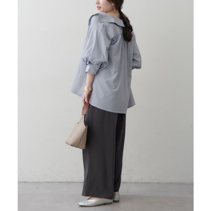 【オフィスでも大活躍】6色展開 ボリューム袖ブラウス | RMAF　NICE CLAUP / OLIVE des OLIVE | 詳細画像26 