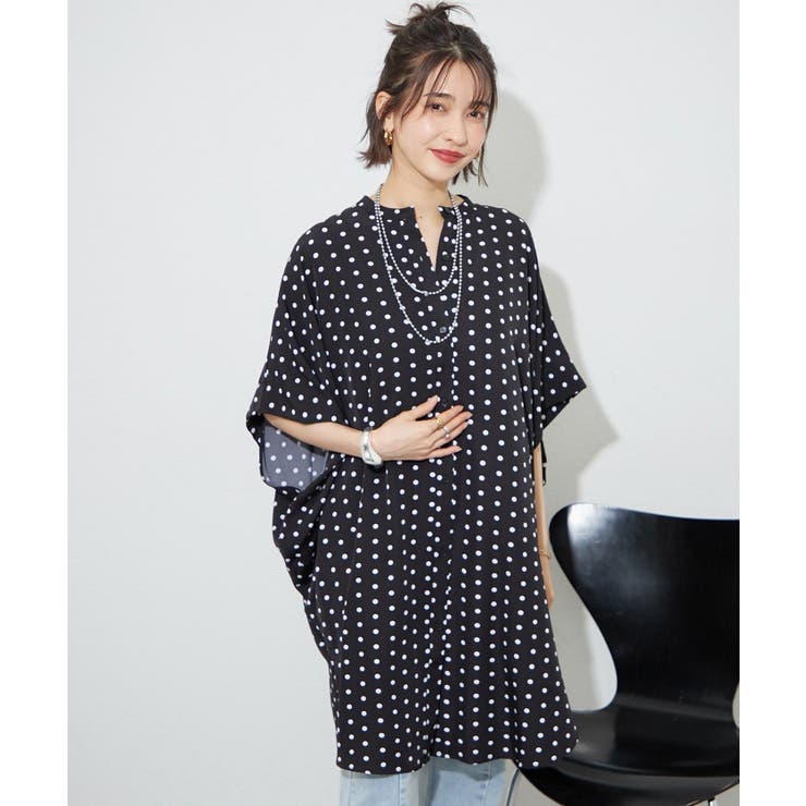 ドット | 【NAO】シワになりにくい！体型カバー◎大人ブラウス | RMAF　NICE CLAUP / OLIVE des OLIVE