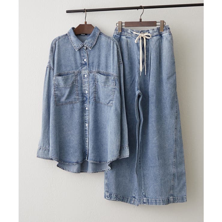 2WAY】接触冷感 デニムシャツ[品番：OLOW0017794]｜RMAF NICE CLAUP