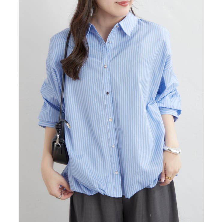 【オフィスコーデにも◎】5色展開 段々袖タケノコタックブラウス | RMAF　NICE CLAUP / OLIVE des OLIVE | 詳細画像20 