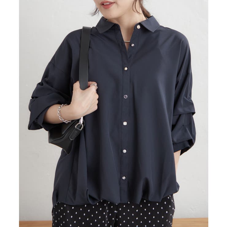 【オフィスコーデにも◎】5色展開 段々袖タケノコタックブラウス | RMAF　NICE CLAUP / OLIVE des OLIVE | 詳細画像26 