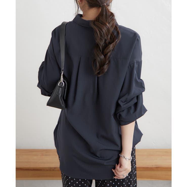 【オフィスコーデにも◎】5色展開 段々袖タケノコタックブラウス | RMAF　NICE CLAUP / OLIVE des OLIVE | 詳細画像29 