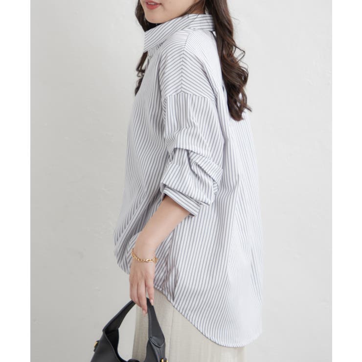 【オフィスコーデにも◎】5色展開 段々袖タケノコタックブラウス | RMAF　NICE CLAUP / OLIVE des OLIVE | 詳細画像5 