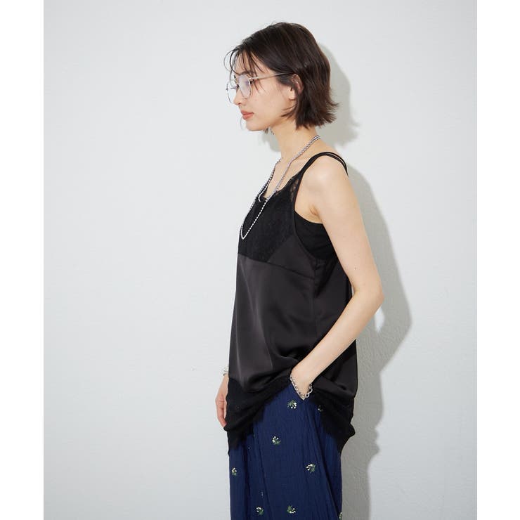 レース切替サテンキャミ | RMAF　NICE CLAUP / OLIVE des OLIVE | 詳細画像22 