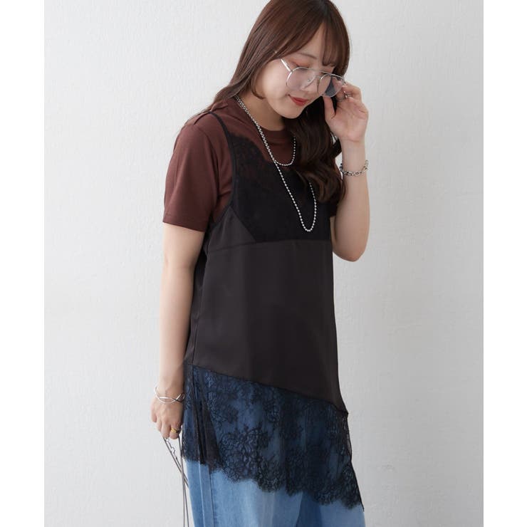 レース切替サテンキャミ | RMAF　NICE CLAUP / OLIVE des OLIVE | 詳細画像28 