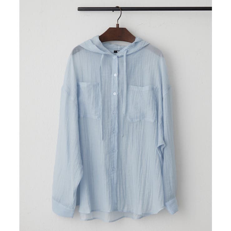 フードシアーBIGシャツ | RMAF　NICE CLAUP / OLIVE des OLIVE | 詳細画像2 