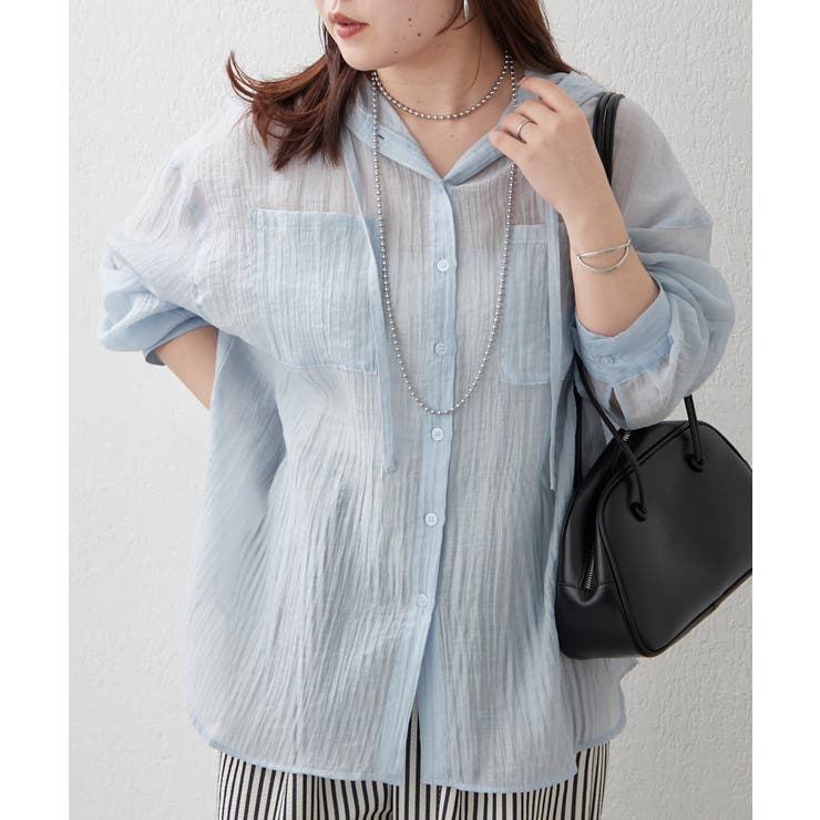 フードシアーBIGシャツ | RMAF　NICE CLAUP / OLIVE des OLIVE | 詳細画像9 