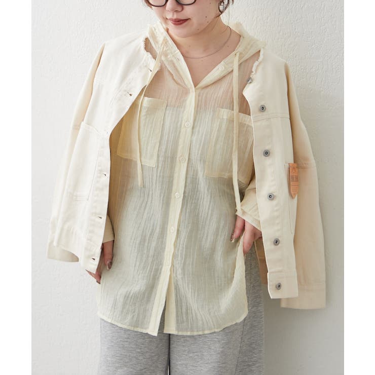 フードシアーBIGシャツ | RMAF　NICE CLAUP / OLIVE des OLIVE | 詳細画像17 