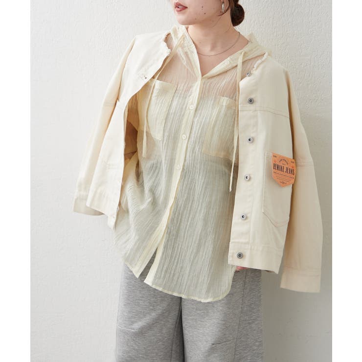フードシアーBIGシャツ | RMAF　NICE CLAUP / OLIVE des OLIVE | 詳細画像18 
