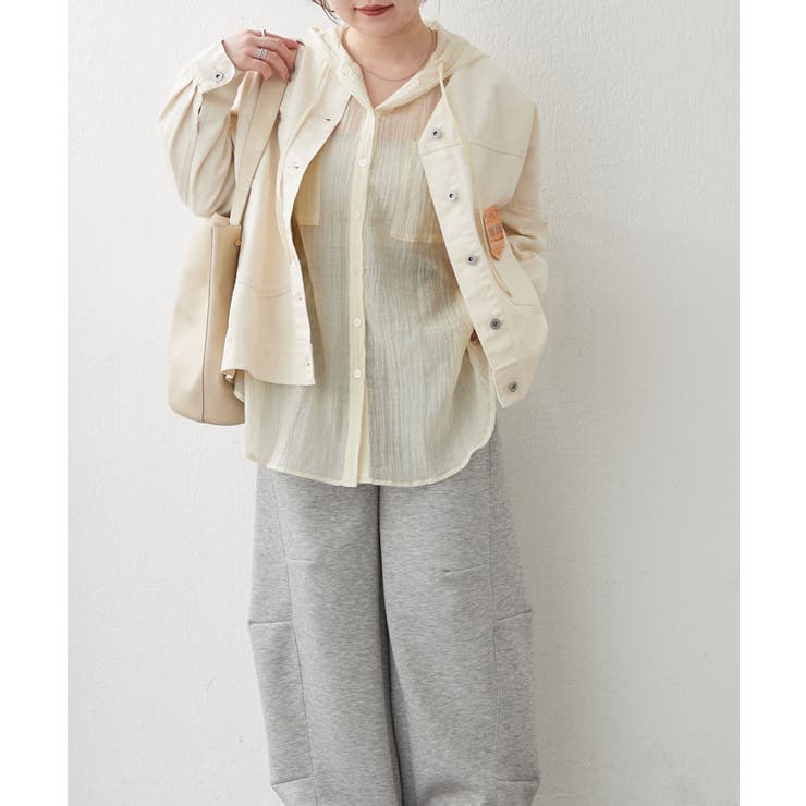 フードシアーBIGシャツ | RMAF　NICE CLAUP / OLIVE des OLIVE | 詳細画像19 