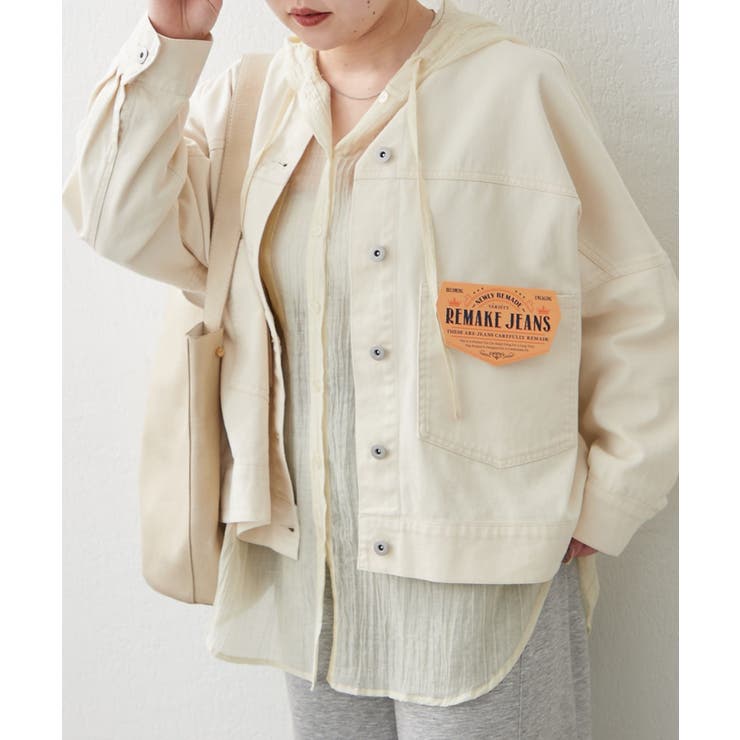 フードシアーBIGシャツ | RMAF　NICE CLAUP / OLIVE des OLIVE | 詳細画像20 