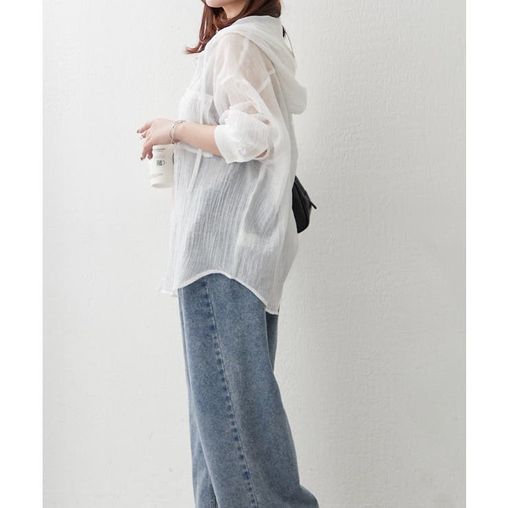 フードシアーBIGシャツ | RMAF　NICE CLAUP / OLIVE des OLIVE | 詳細画像5 