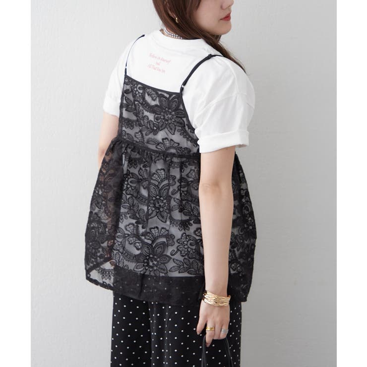 レースキャミチュニックブラウス | RMAF　NICE CLAUP / OLIVE des OLIVE | 詳細画像13 