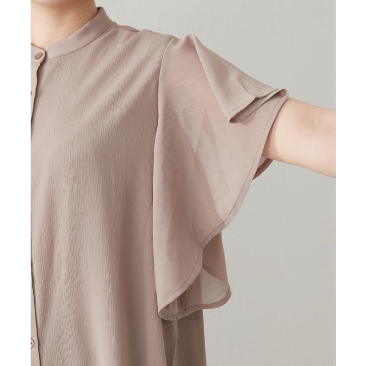 【Web限定】オフィスカジュアルにも♪袖フレアーバンドカラーブラウス | NICE CLAUP / OLIVE des OLIVE　OUTLET | 詳細画像40 