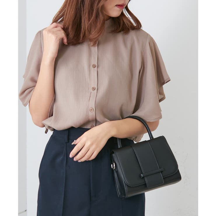 【Web限定】オフィスカジュアルにも♪袖フレアーバンドカラーブラウス | NICE CLAUP / OLIVE des OLIVE　OUTLET | 詳細画像43 