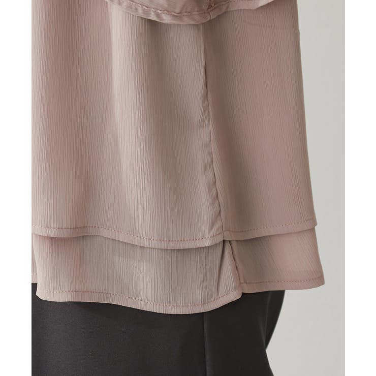 【Web限定】オフィスカジュアルにも♪袖フレアーバンドカラーブラウス | NICE CLAUP / OLIVE des OLIVE　OUTLET | 詳細画像46 