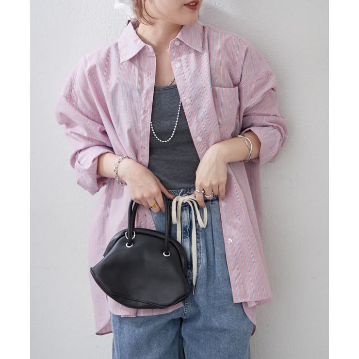 春におすすめ♪ビッグストライプシャツ | NICE CLAUP / OLIVE des OLIVE　OUTLET | 詳細画像17 