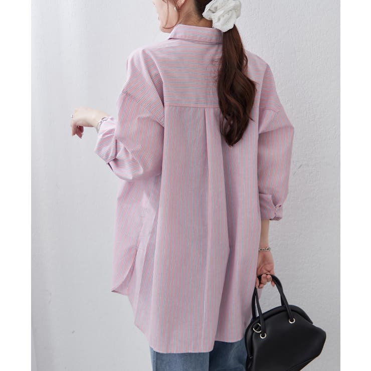 春におすすめ♪ビッグストライプシャツ | NICE CLAUP / OLIVE des OLIVE　OUTLET | 詳細画像18 