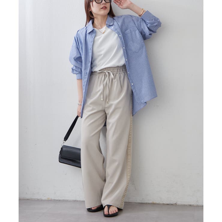 春におすすめ♪ビッグストライプシャツ | NICE CLAUP / OLIVE des OLIVE　OUTLET | 詳細画像28 