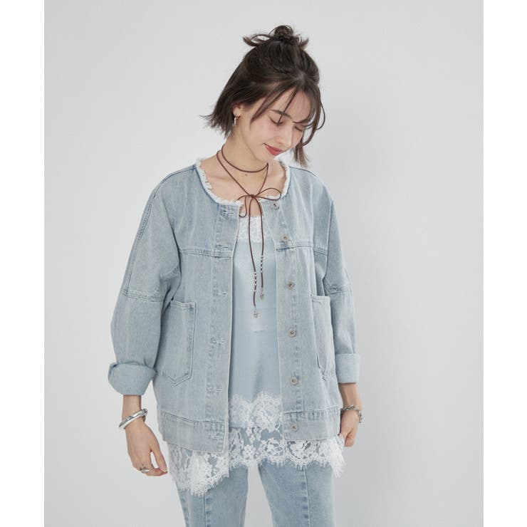 サテンレースキャミチュニック | RMAF　NICE CLAUP / OLIVE des OLIVE | 詳細画像13 