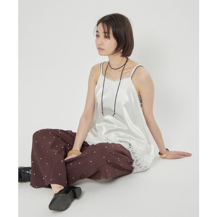 サテンレースキャミチュニック | RMAF　NICE CLAUP / OLIVE des OLIVE | 詳細画像19 