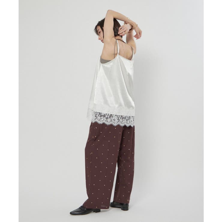 サテンレースキャミチュニック | RMAF　NICE CLAUP / OLIVE des OLIVE | 詳細画像22 